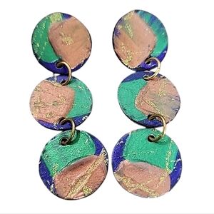 Vintage Picasso inspired light weight earrings